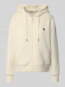 Guess Activewear Sweatjacke mit Label-Applikation Modell 'OLYMPE' in O...
