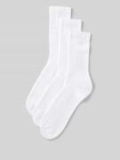 s.Oliver RED LABEL Socken mit Stretch-Anteil im 3er-Pack in Weiss, Grö...