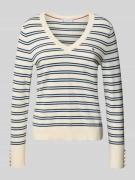 Tommy Hilfiger Regular Fit Strickpullover aus Baumwoll-Mix in Ecru, Gr...