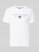 Tommy Hilfiger Regular Fit T-Shirt aus reiner Baumwolle in Weiss, Größ...