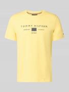 Tommy Hilfiger Regular Fit T-Shirt aus reiner Baumwolle in GELB, Größe...