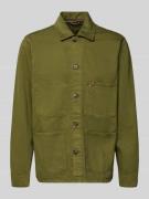 Tommy Hilfiger Regular Fit Hemdjacke aus reiner Baumwolle in Oliv, Grö...
