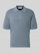 Marc O'Polo Denim Regular Fit Poloshirt aus reiner Baumwolle in Rauchb...