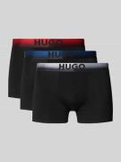 HUGO Slim Fit Trunks aus Modal-Mix im 3er-Pack Modell 'SPRAY' in Black...