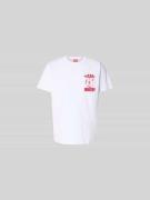 Diesel Regular Fit T-Shirt aus reiner Baumwolle in Weiss, Größe L