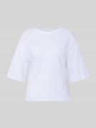 Soyaconcept Boxy Fit T-Shirt aus Bio-Baumwolle Modell 'Derby' in Weiss...