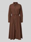 Soyaconcept Hemdblusenkleid mit Reißverschluss Modell 'NETTI' in Dunke...