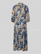 Soyaconcept Hemdblusenkleid aus Viskose mit 3/4-Arm Modell 'Cunilla' i...