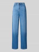 Emporio Armani Wide Leg Jeans mit Eingrifftaschen in Blau, Größe 26