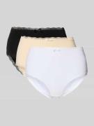 DORINA Slip aus Baumwoll-Mix im 3er-Pack Modell 'ESSENTIAL' in Beige, ...