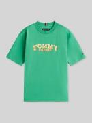 Tommy Hilfiger Teens Regular Fit T-Shirt aus reiner Baumwolle in Gruen...