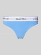 Calvin Klein Underwear Kartenetui aus echtem Rindsleder in Blau, Größe...
