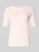 s.Oliver RED LABEL Relaxed Fit T-Shirt aus reiner Baumwolle in Hellros...