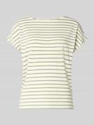 s.Oliver RED LABEL Loose Fit T-Shirt aus Viskose-Mix in Ecru, Größe 34