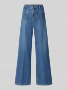s.Oliver BLACK LABEL Regular Fit Wide Leg Jeans aus Lyocell-Baumwoll-M...