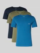 BOSS Regular Fit T-Shirt Set aus reiner Baumwolle im 3er-Pack in Oliv,...