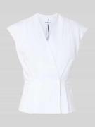 Marella Regular Fit Bluse mit gelegten Falten Modell 'Bazar' in Weiss,...