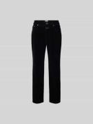 Closed Regular Fit Cordhose mit Logo-Patch in Black, Größe 25