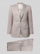 Roy Robson Slim Fit Anzug mit Reverskragen und Bügelfalte in Beige, Gr...