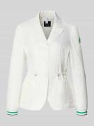 Marc Cain Regular Fit Blazer mit aufgesetzten Taschen in Offwhite, Grö...