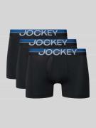 Jockey Slim Fit Trunks mit Logo-Stitching im 3er-Pack in Black, Größe ...