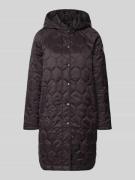 CARS JEANS Regular Fit Mantel in Stepp-Optik Modell 'Solene' in Black,...