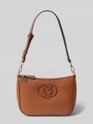Guess Shoulder Bag in Leder-Optik Modell 'ISOLA' in Cognac, Größe 1