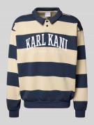 KARL KANI Oversized Sweatshirt mit Polokragen Modell 'Heritage' in Mar...