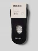 Snocks Socken mit Logo-Stitching im 2er-Pack in Black, Größe 39/42