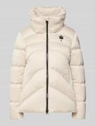 Blauer USA Steppjacke mit Zweiwege-Reißverschluss in Kitt, Größe L