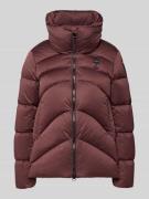 Blauer USA Steppjacke mit Zweiwege-Reißverschluss in Bordeaux, Größe X...