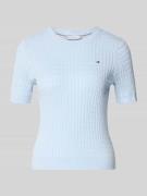 Tommy Hilfiger Slim Fit T-Shirt aus reiner Baumwolle in Hellblau, Größ...
