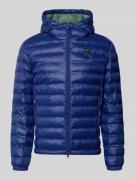 Blauer USA Steppjacke mit Zweiwege-Reißverschluss Modell 'Charles' in ...