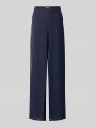 Vera Mont Wide Fit Stoffhose im semitransparentem Design in Dunkelblau...