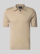 OLYMP Level Five Slim Fit Poloshirt aus Lyocell-Baumwoll-Mix in Beige,...
