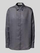 ECOALF Hemdbluse aus reinem Leinen Modell 'DARIAALF' in Anthrazit, Grö...