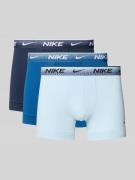 Nike Slim Fit Trunks mit Logo-Stitching im 3er-Pack in Hellblau, Größe...