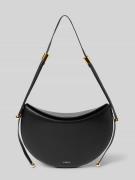 FURLA Shoulder Bag mit Logo-Print Modell 'Moonstone' in Black, Größe 1