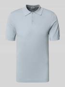 Drykorn Slim Fit Poloshirt Modell 'Triton' in Hellblau, Größe L
