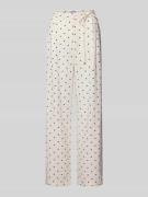 Jake*s Casual Stoffhose mit Schleifen-Detail in Beige, Größe 34