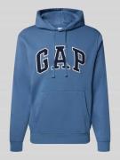 GAP Hoodie mit Kängurutasche in Jeansblau, Größe L