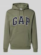 GAP Hoodie mit Kängurutasche in Oliv, Größe L