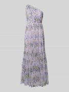 LACE & BEADS Regular Fit Abendkleid mit Rüschenbesatz in Flieder, Größ...
