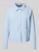 WHITE LABEL Jacke mit Umlegekragen in Bleu, Größe 46