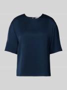 Tommy Hilfiger Relaxed Fit Bluse aus Satin in Marine, Größe 38
