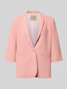 MOS MOSH Regular Fit Blazer mit 3/4-Arm Modell 'Junie Miley' in Korall...