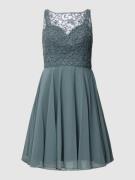 Laona Minikleid mit floralem Spitzenbesatz in Gruen, Größe 32