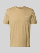 HUGO Regular Fit T-Shirt aus reiner Baumwolle Modell 'DERO222' in Beig...