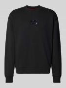 HUGO Regular Fit Sweatshirt aus reiner Baumwolle Modell 'DAYLO' in Bla...