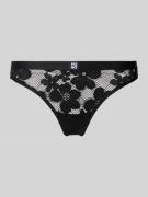 HUGO String in Spitzen-Optik Modell 'BLOOM LACE THONG' in Black, Größe...